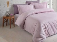 Постельное белье ранфорс Delux Turkiz - Kalamaki Violet (Turkey), евро
